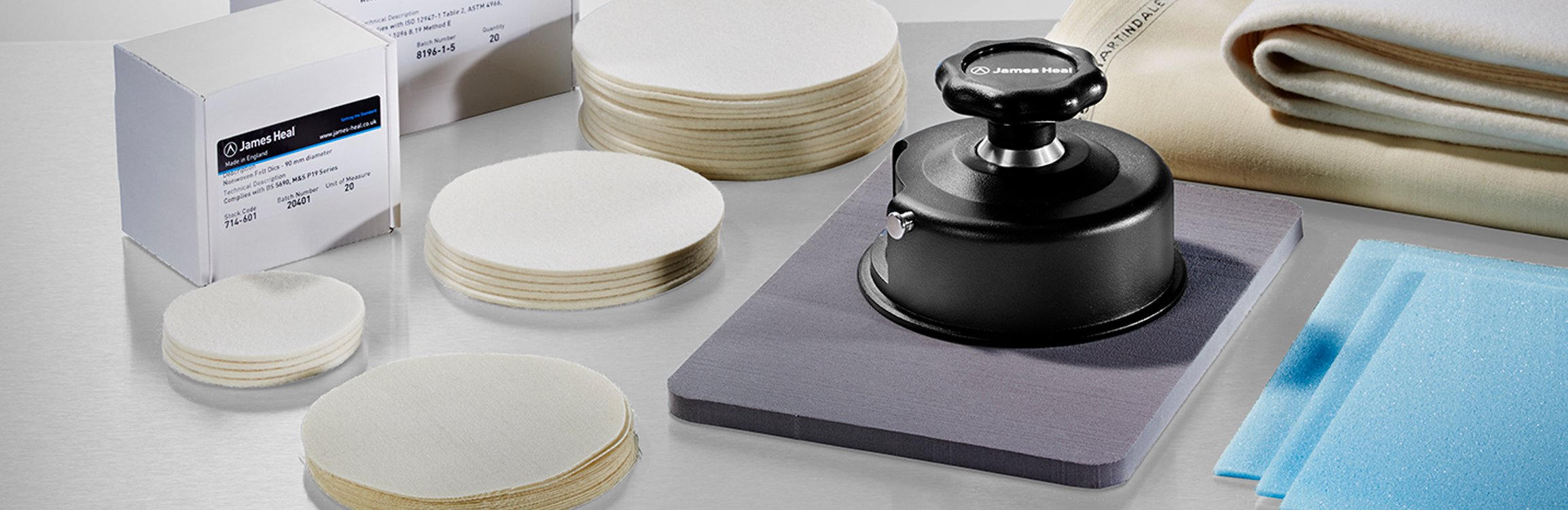 Test Materials - Pre cut samples - header image