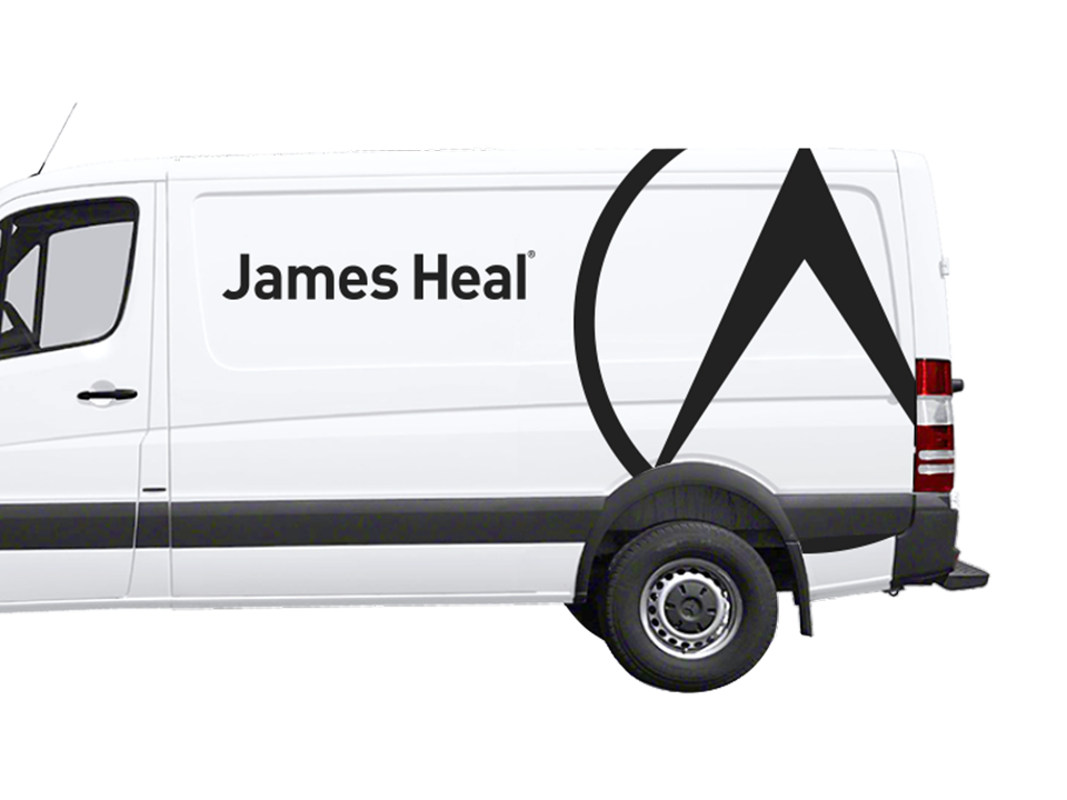 James Heal branded delivery van