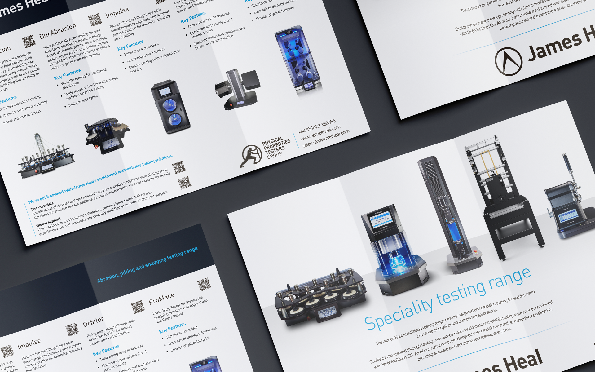 James Heal product range flyers promo image