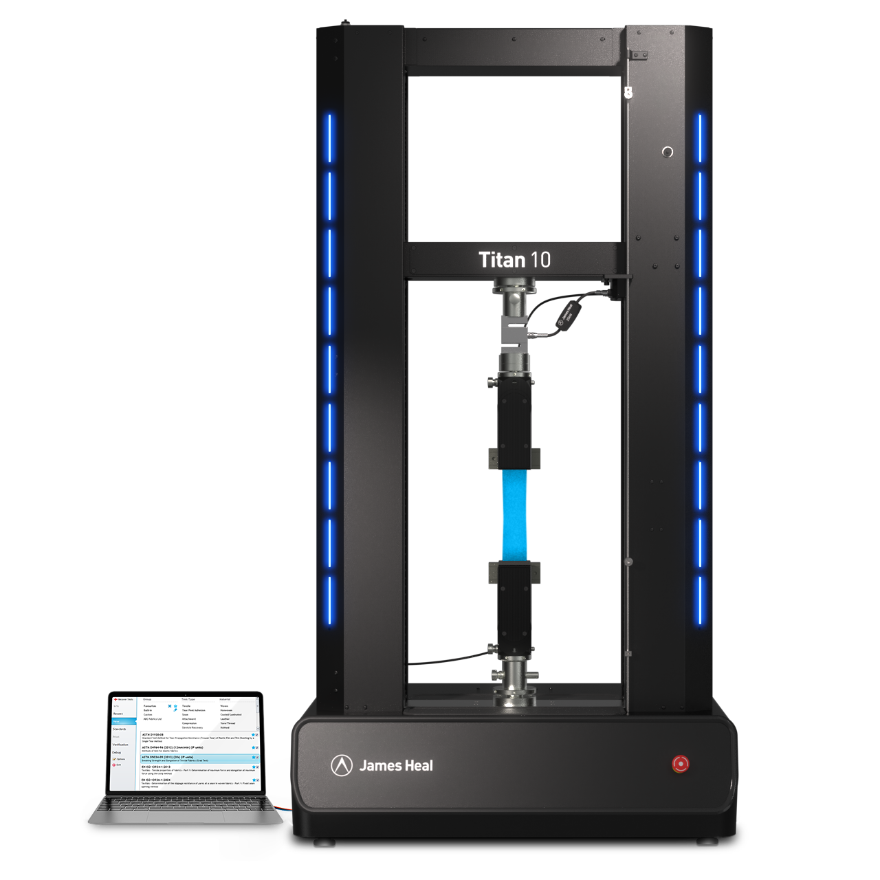 James Heal Titan universal testing machine with TestWise