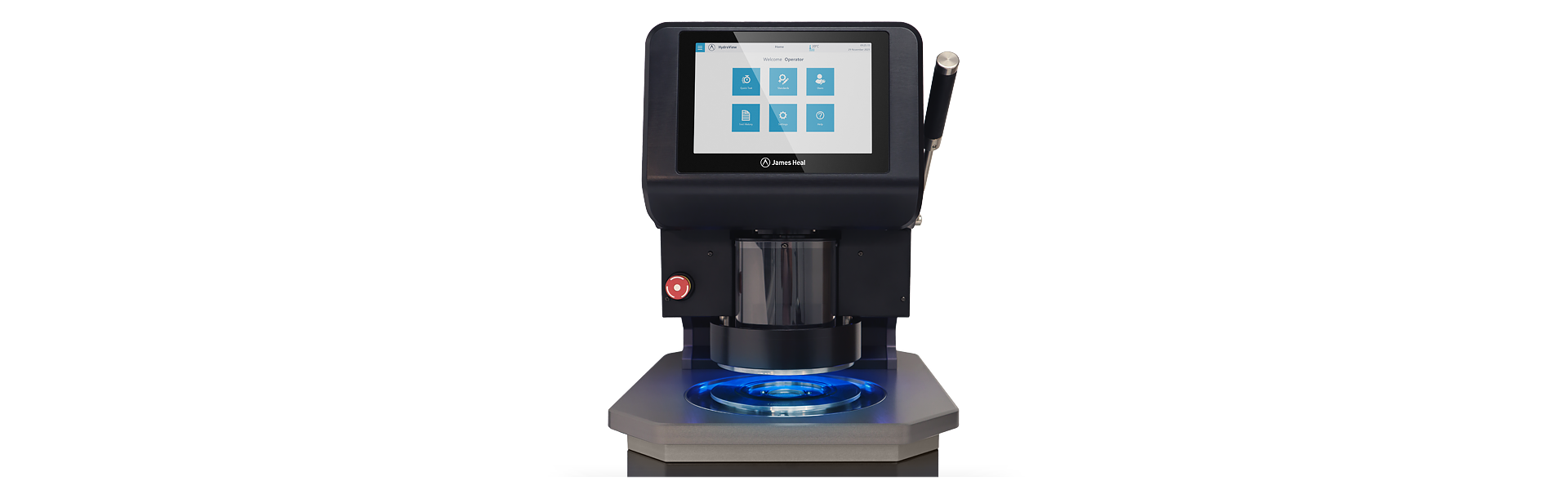 HydroView hydrostatic head tester - fabric water resistance/penetation tester by James Heal