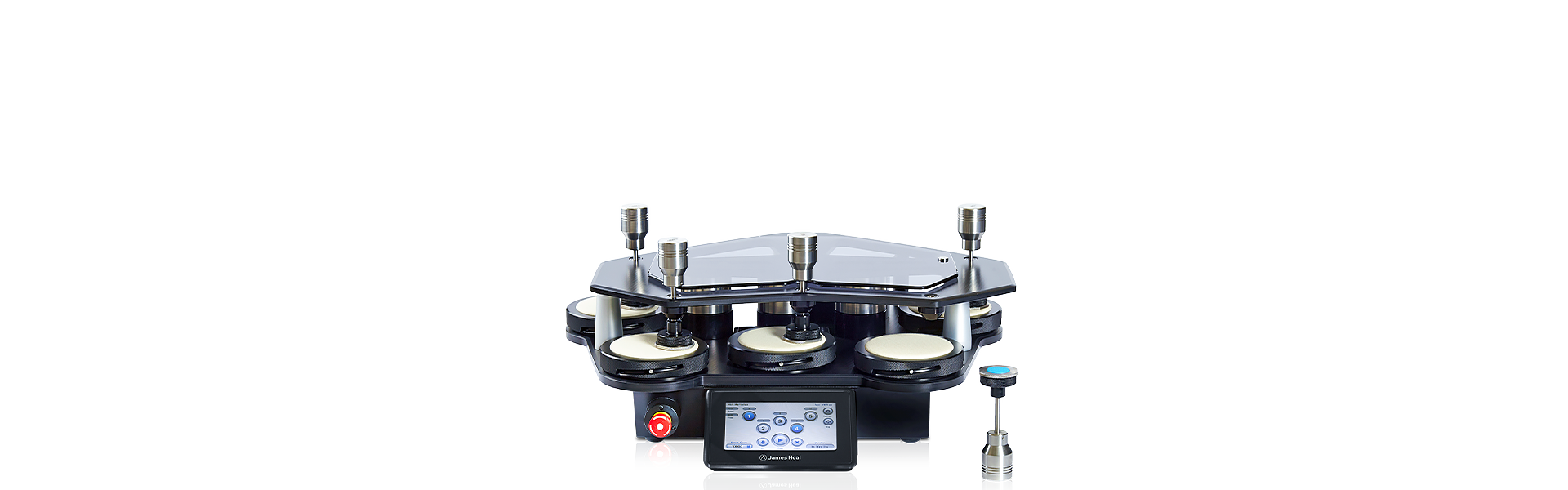 James Heal - Martindale Midi - 5-station abrasion and pilling tester