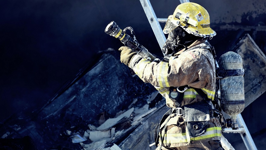 Testing performance of protective clothing for firefighters and military