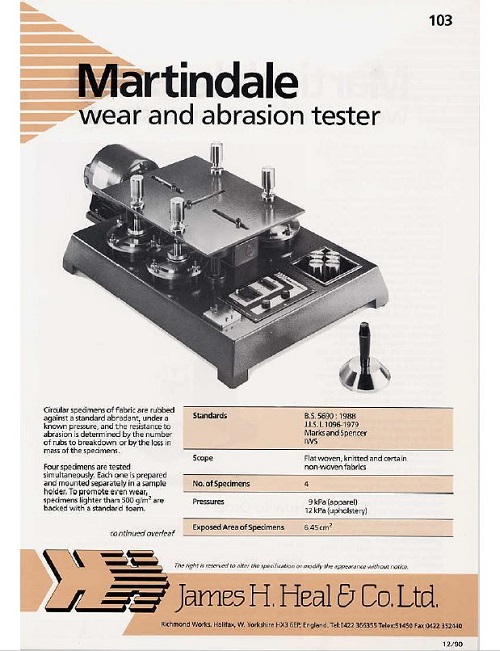 Martindale 103 Leaflet from 1990