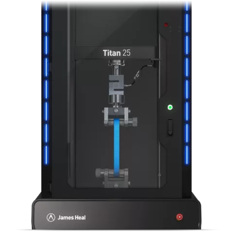 James Heal Titan 25 universal testing machine, 25 kN tensile and compressive strength tester