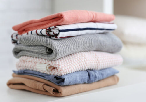 Pile of jumpers, textiles, apparel, fabric